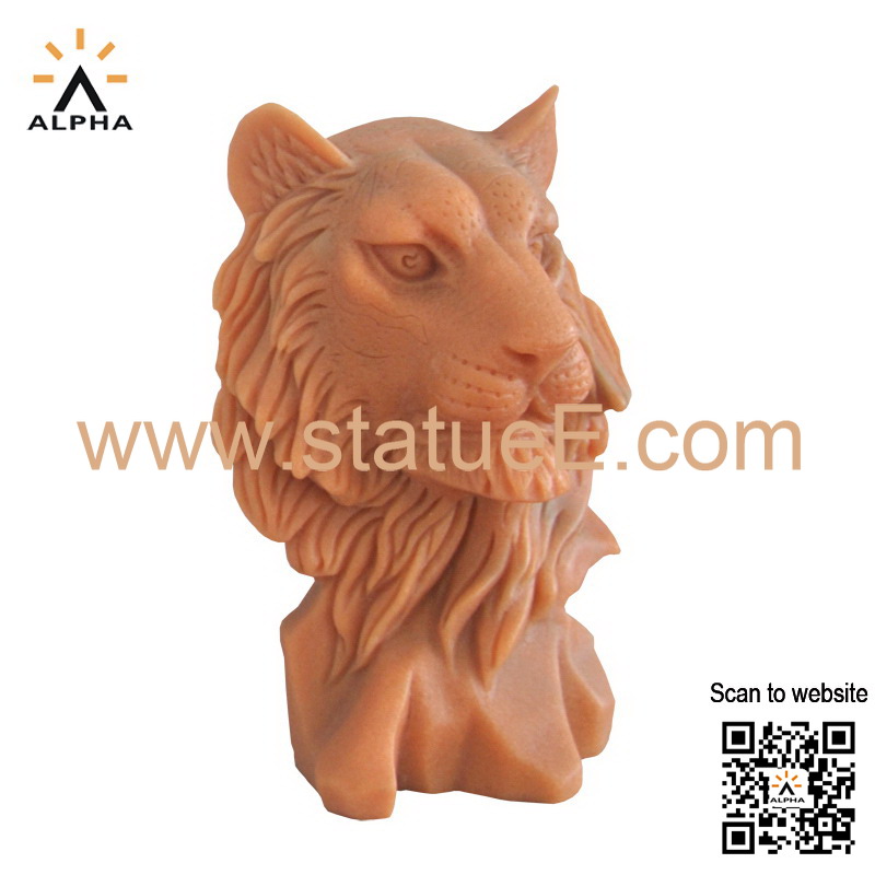 Tiger head statue